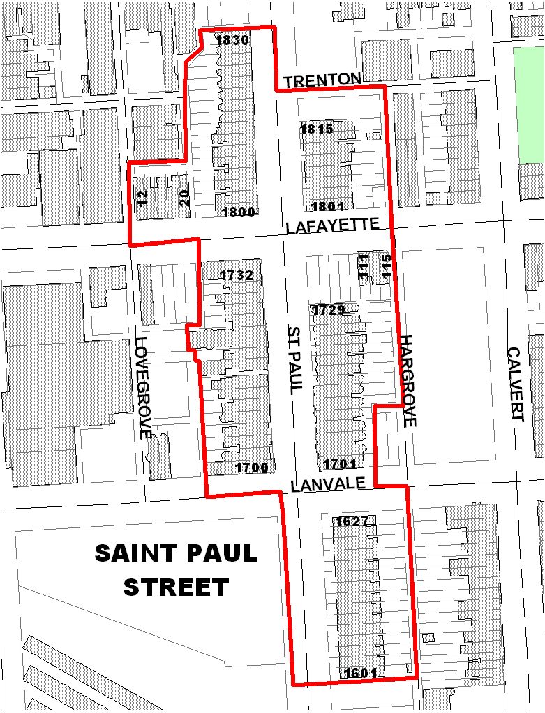 Saint Paul Street Map